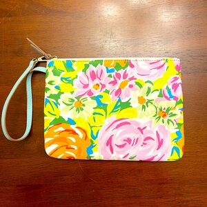 Anne Klein floral wristlet